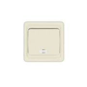 Выключатель 1-кл. СП Валери 10А IP20 с подсветкой сл. кость UNIVersal Б-В0121