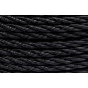 Провод ретро 2х1.5 матов. черн. (уп.50м) Bironi B1-424-73-50